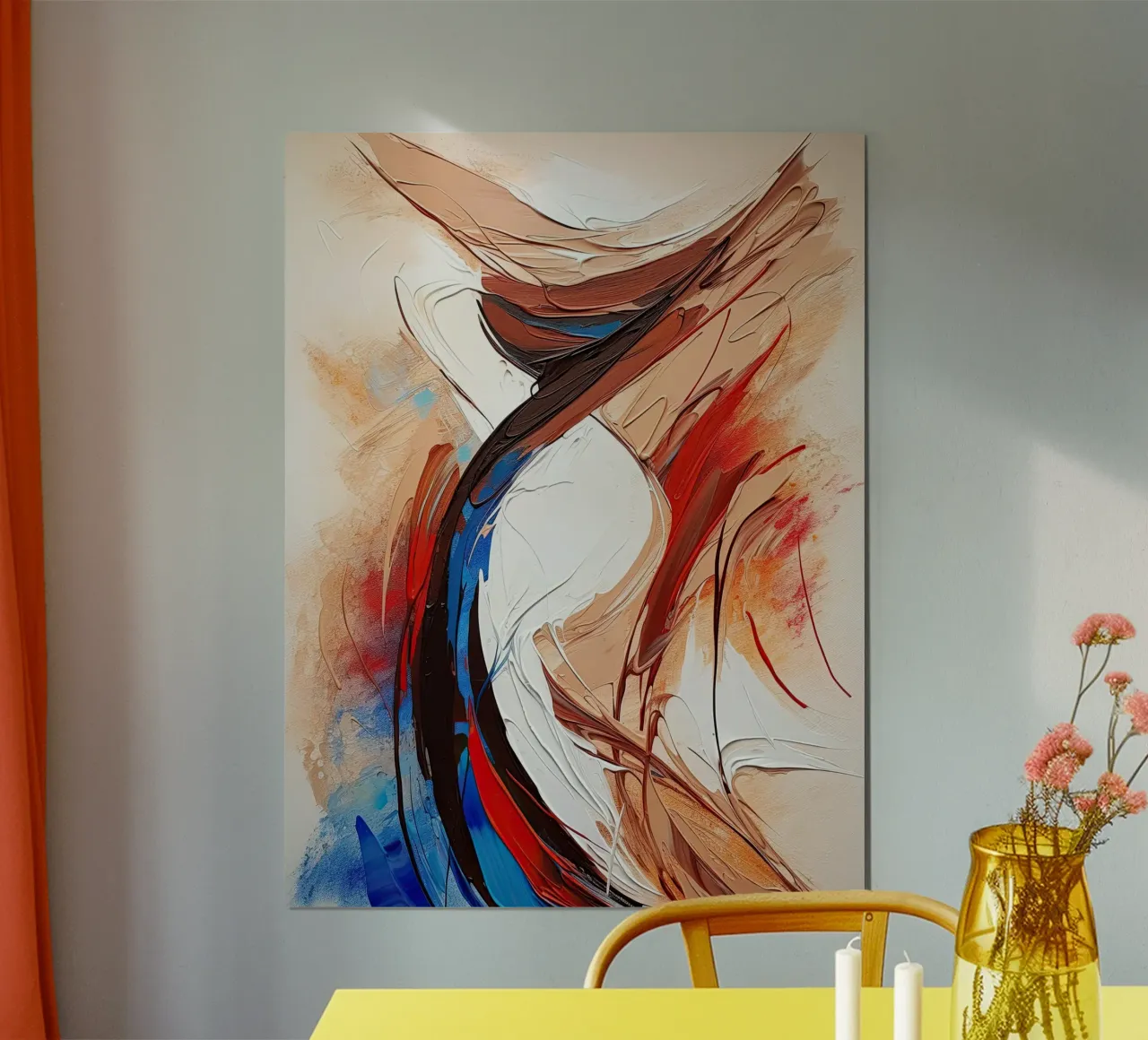 Arte da parete di Imagine poster con telaio in alluminio da Imagine