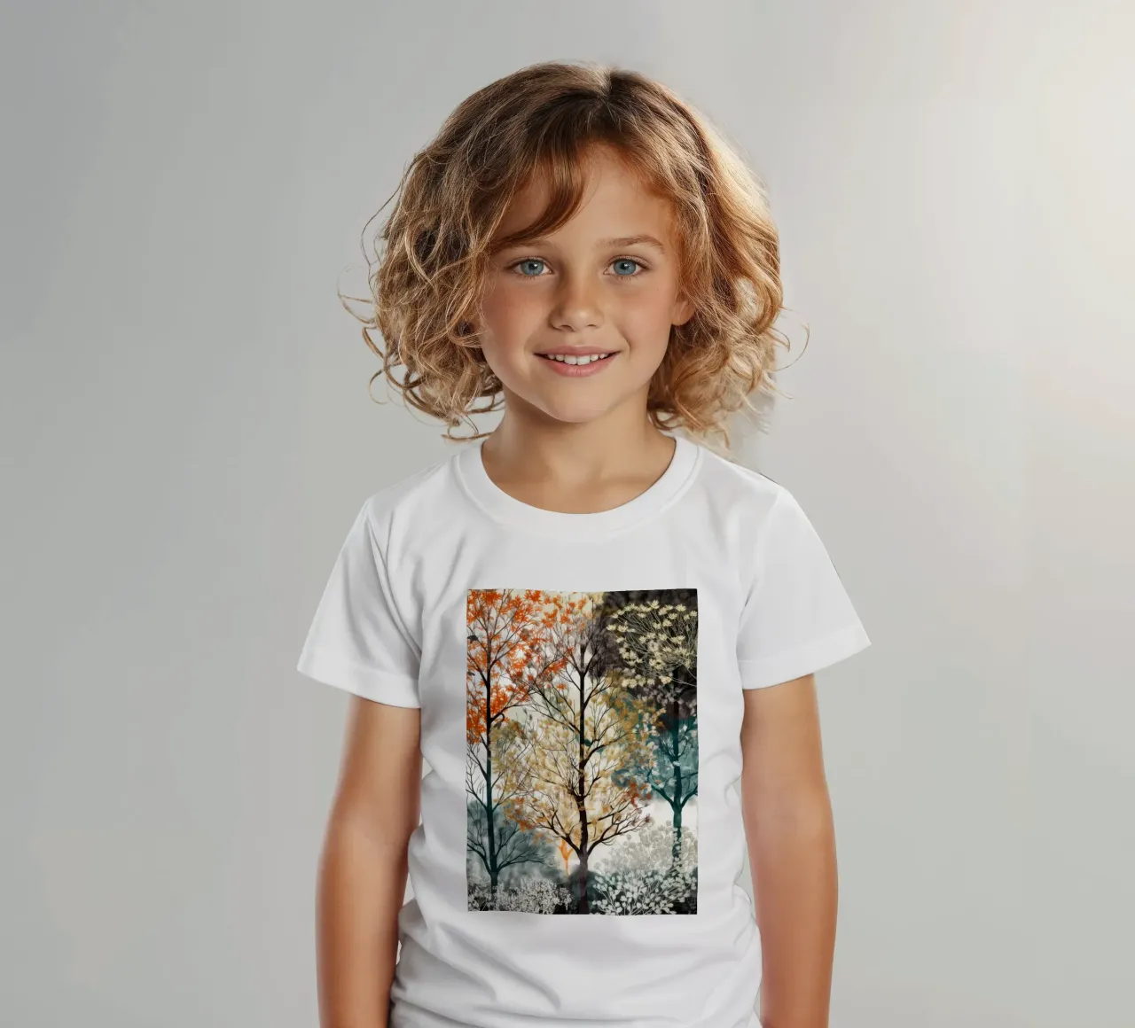 Alberi t-shirt bambini da Lionmixart
