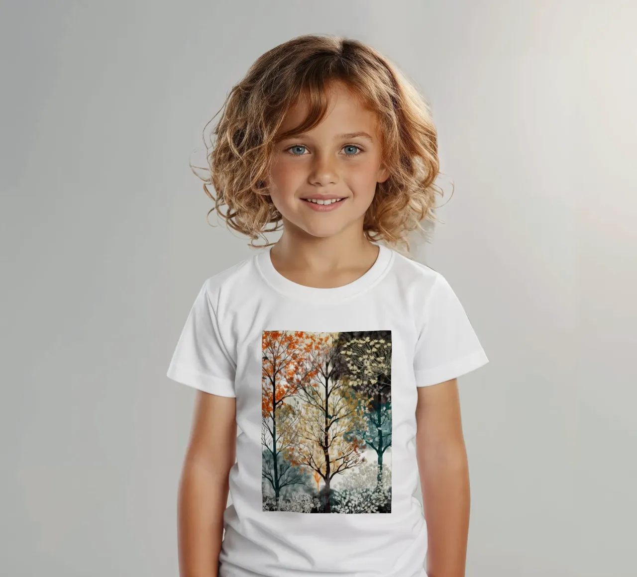 Alberi t-shirt bambini da Lionmixart