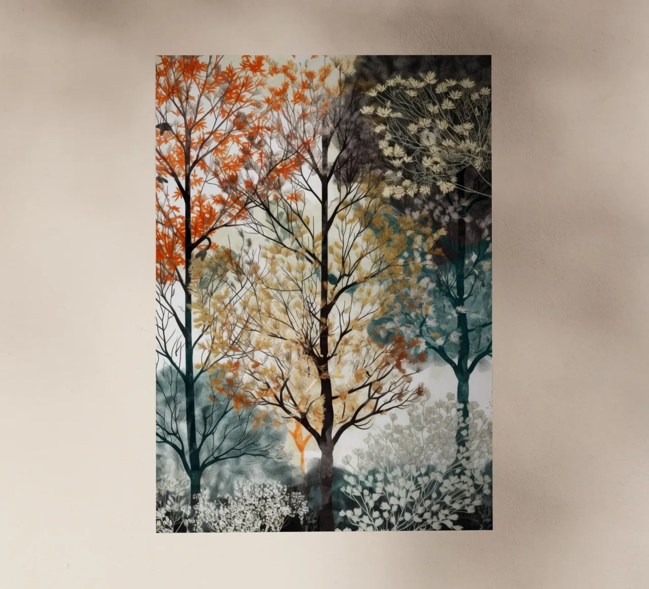 Trees pellicola backlit da Lionmixart