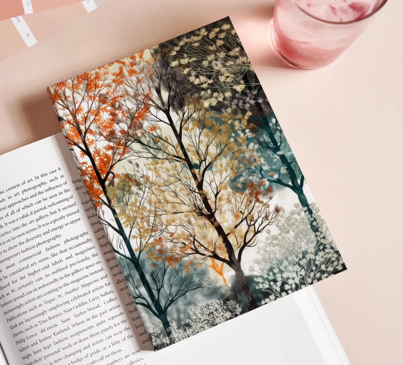 Trees notebook by Lionmixart