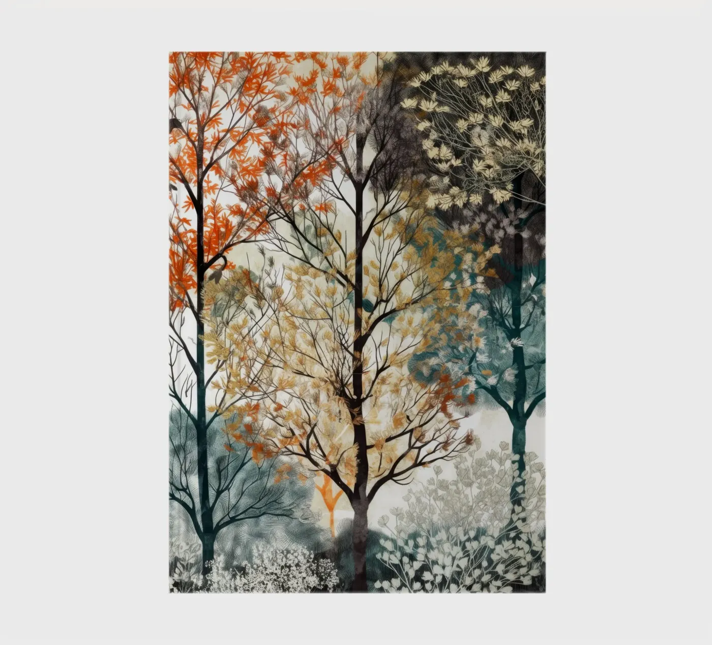 Trees notebook by Lionmixart