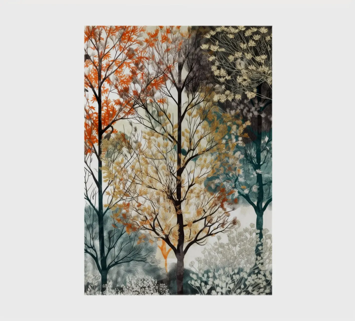 Trees notebook by Lionmixart