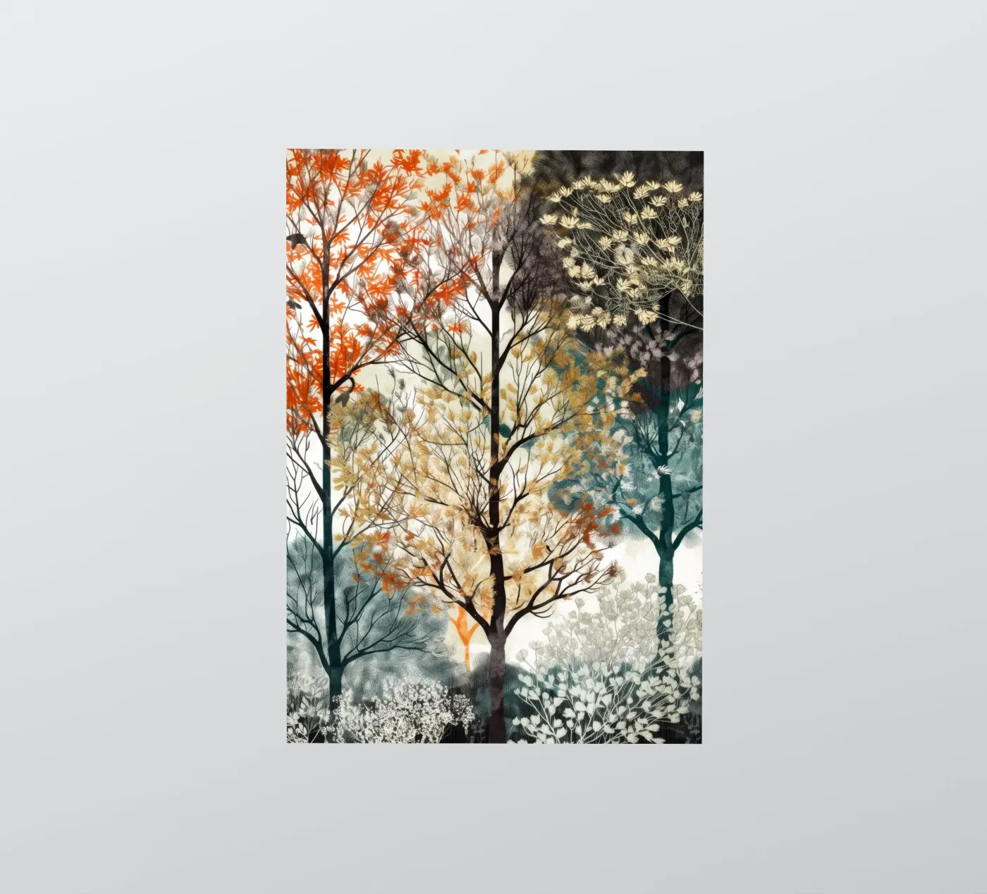 Trees sticker by Lionmixart