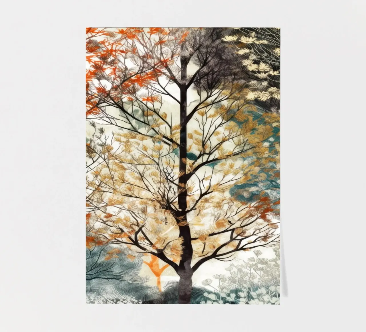 Trees sticker sheet by Lionmixart