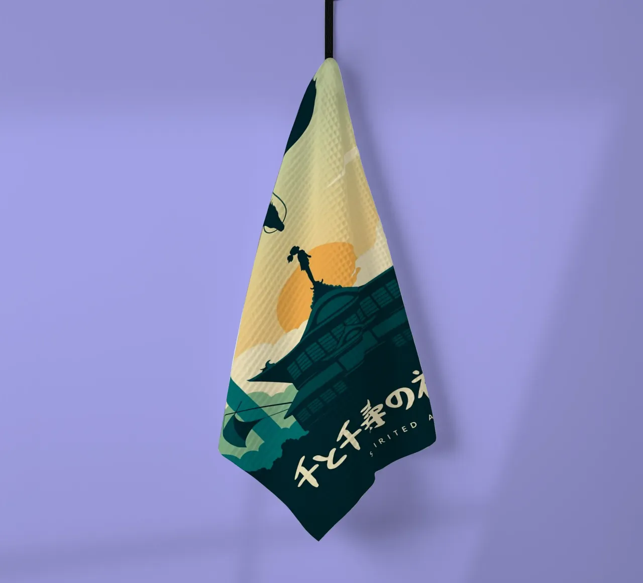 Spirited Away canovaccio da cucina da Alice Slatera