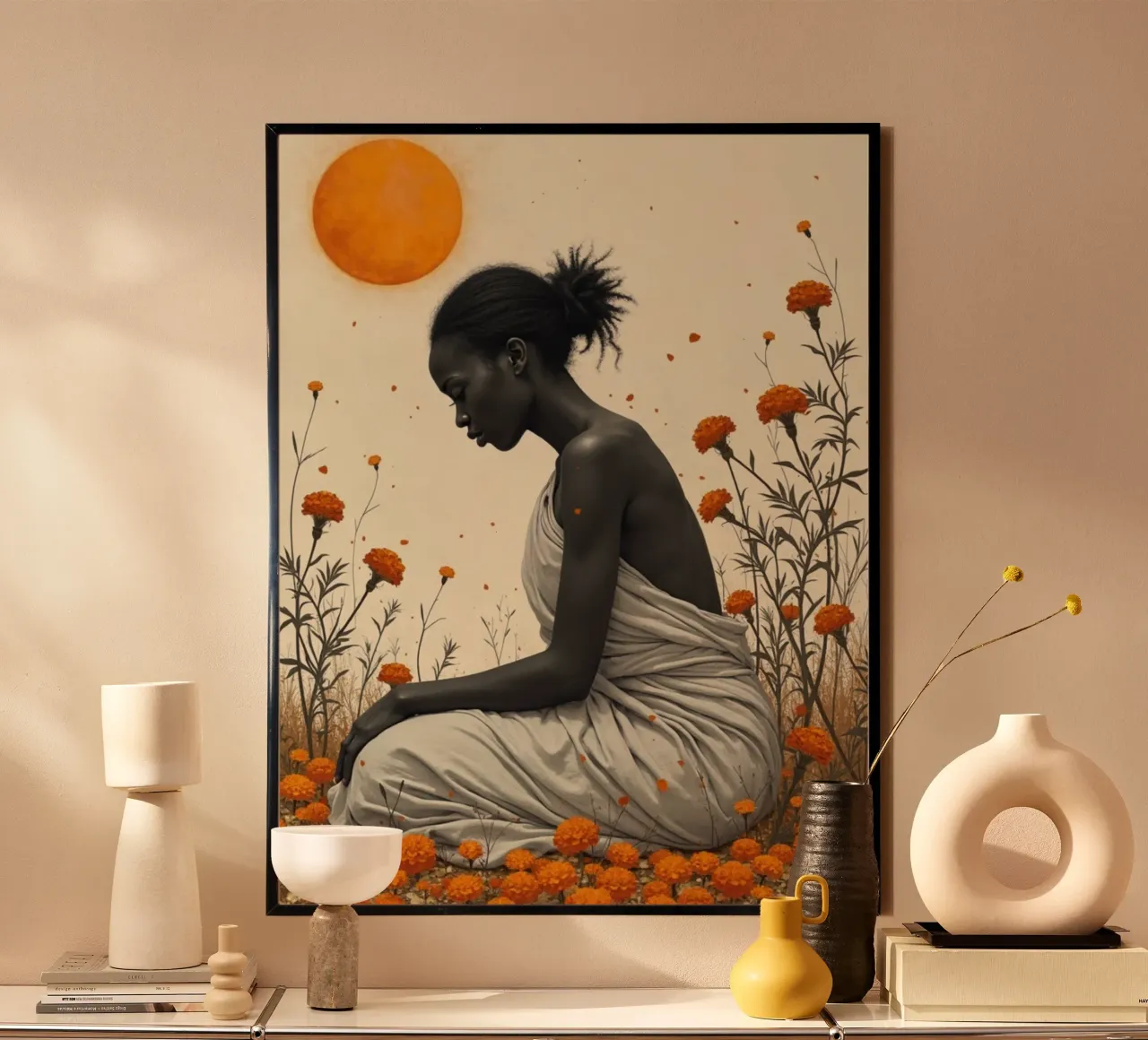 Figlie d'oro: Calendule che sussurrano poster da Dustlight Atelier