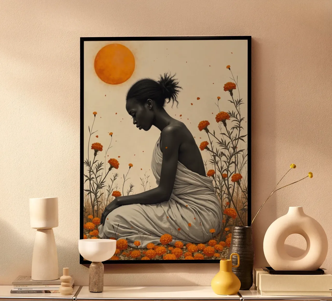 Figlie d'oro: Calendule che sussurrano poster da Dustlight Atelier