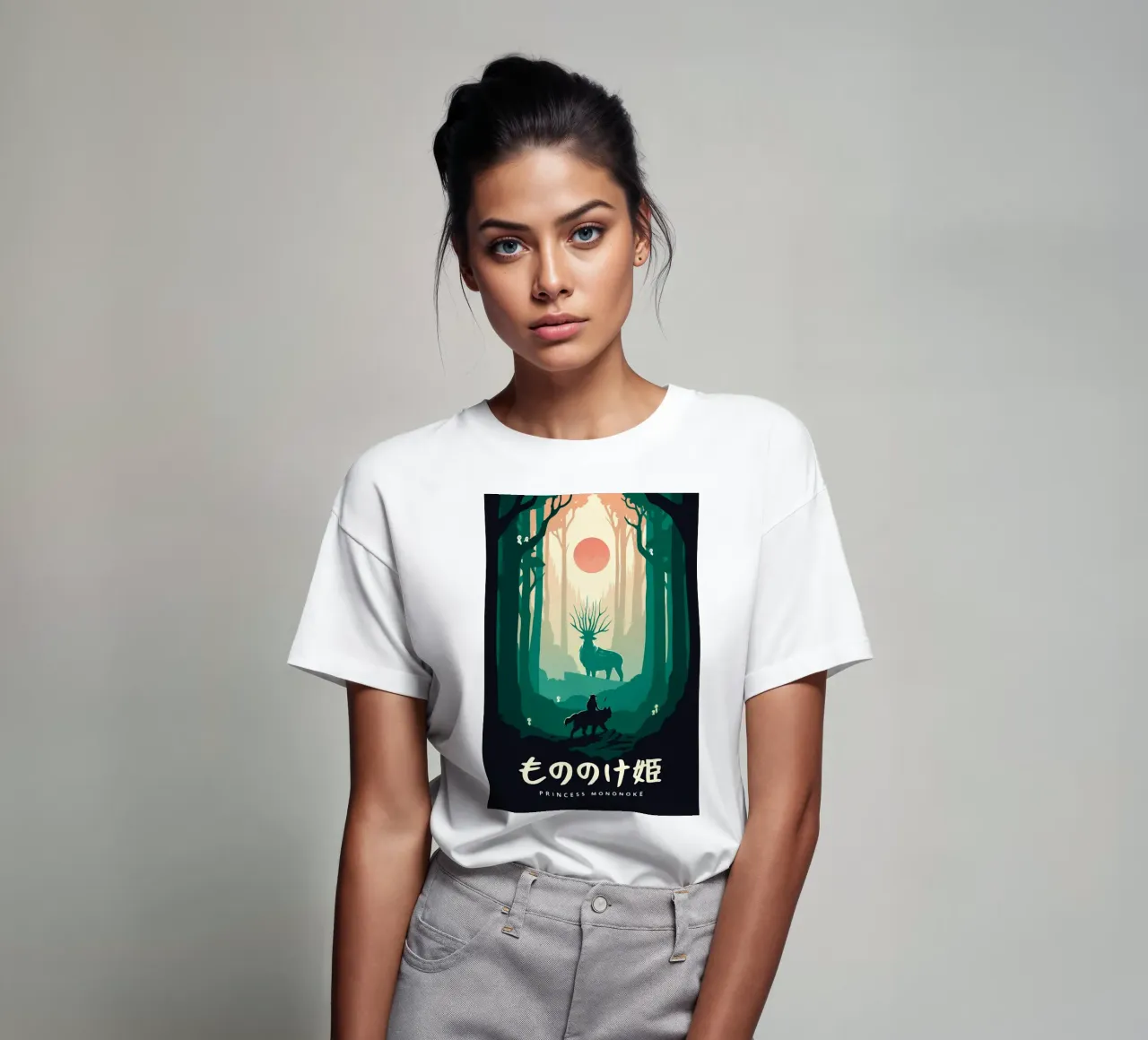 Princess Mononoke t-shirt by Alice Slatera