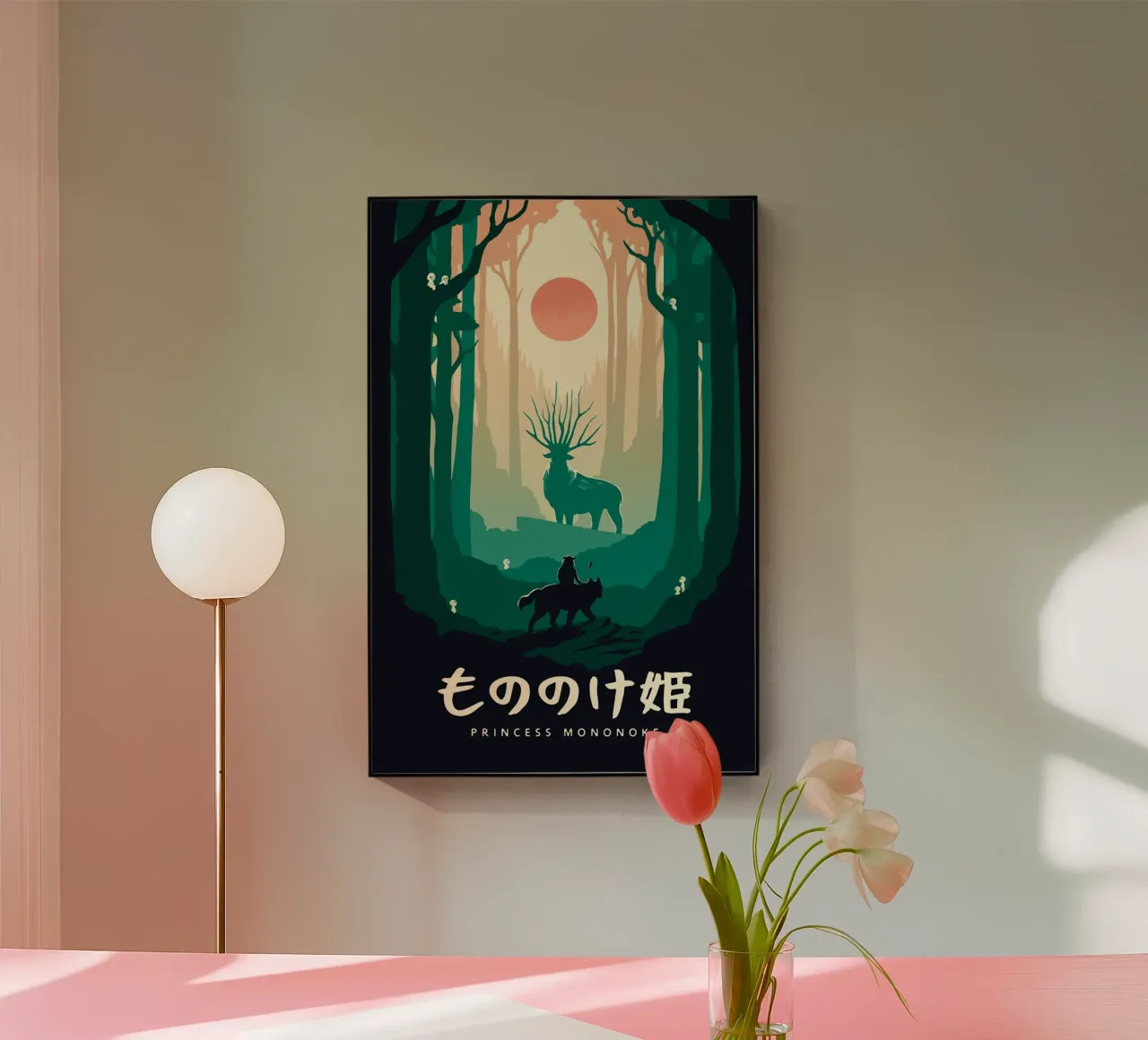 Princess Mononoke plexiglass da Alice Slatera