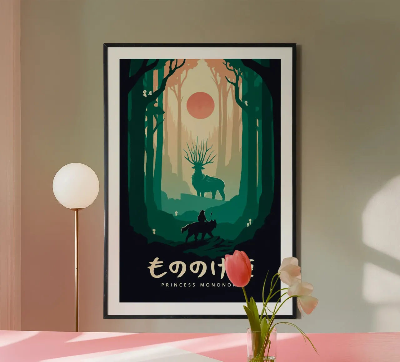 Princess Mononoke carta hahnemühle da Alice Slatera