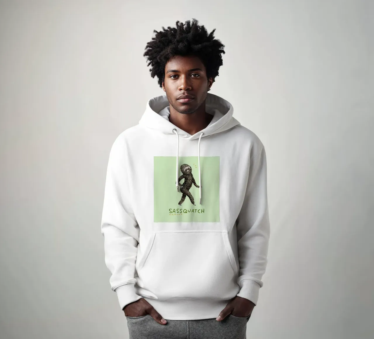 Sassquatch hoodie van Sophie Corrigan