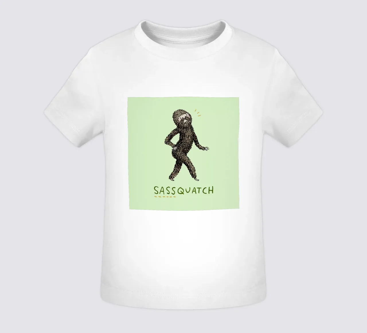Sassquatch maglietta neonato da Sophie Corrigan
