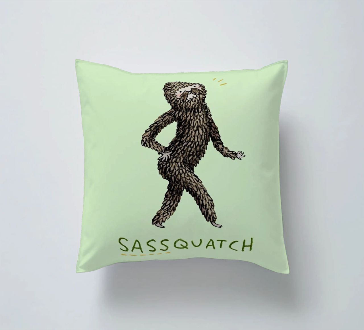 Sassquatch cuscino da Sophie Corrigan