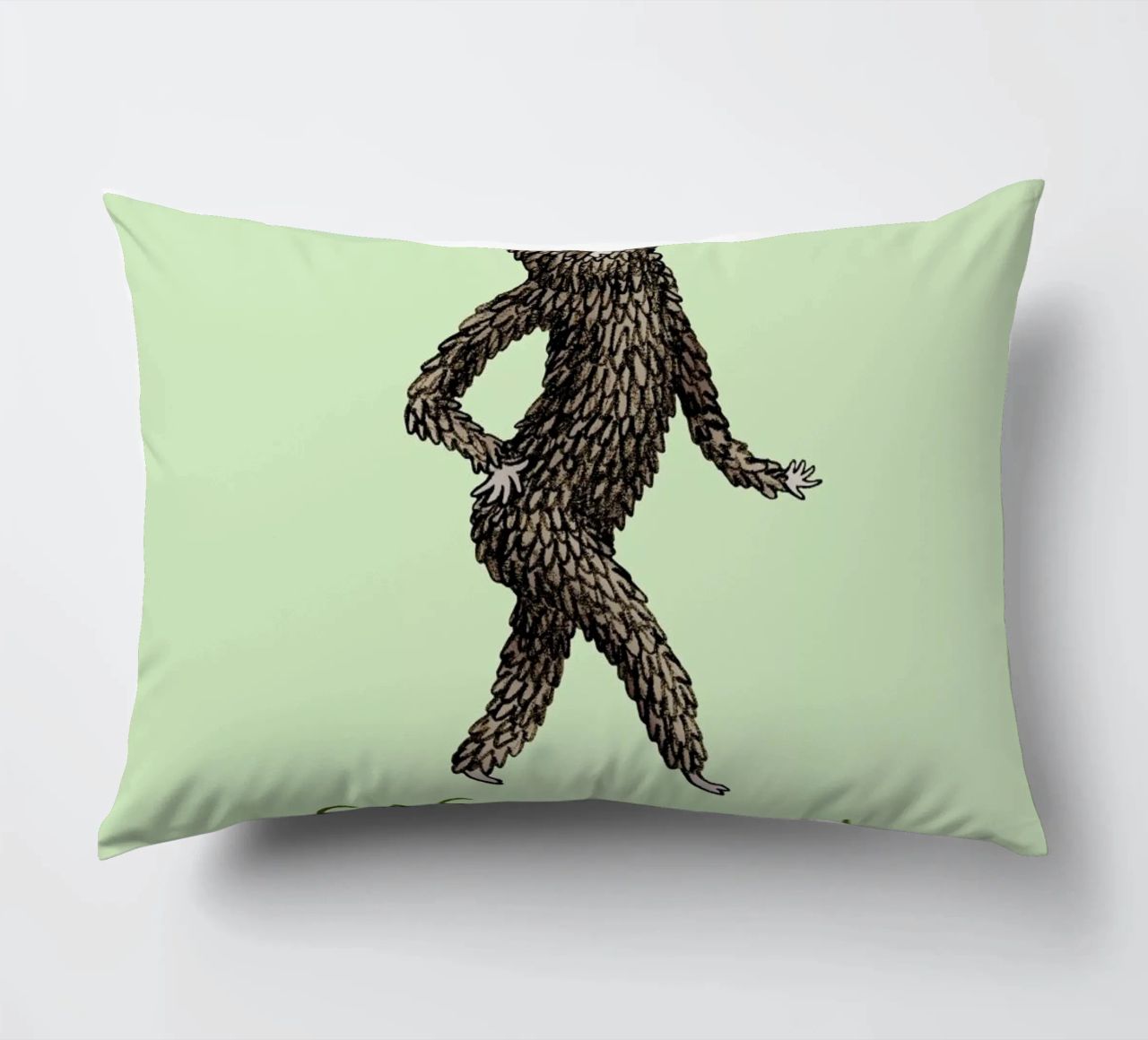 Sassquatch cuscino da Sophie Corrigan