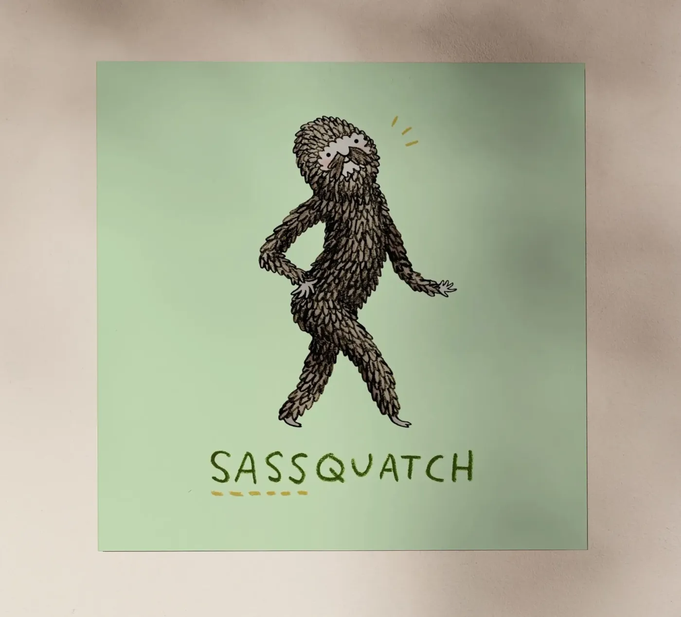 Sassquatch pellicola backlit da Sophie Corrigan