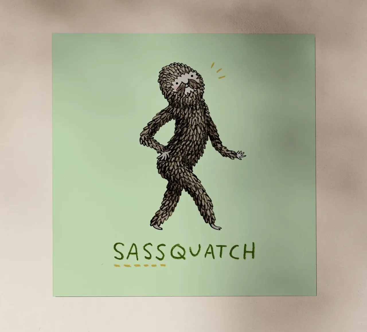 Sassquatch pellicola backlit da Sophie Corrigan