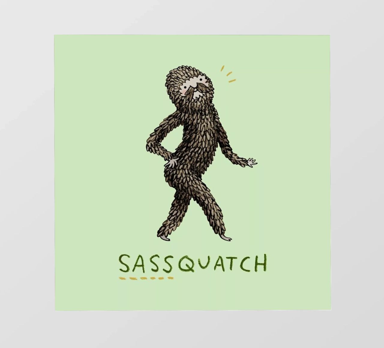 Sassquatch pellicola backlit da Sophie Corrigan