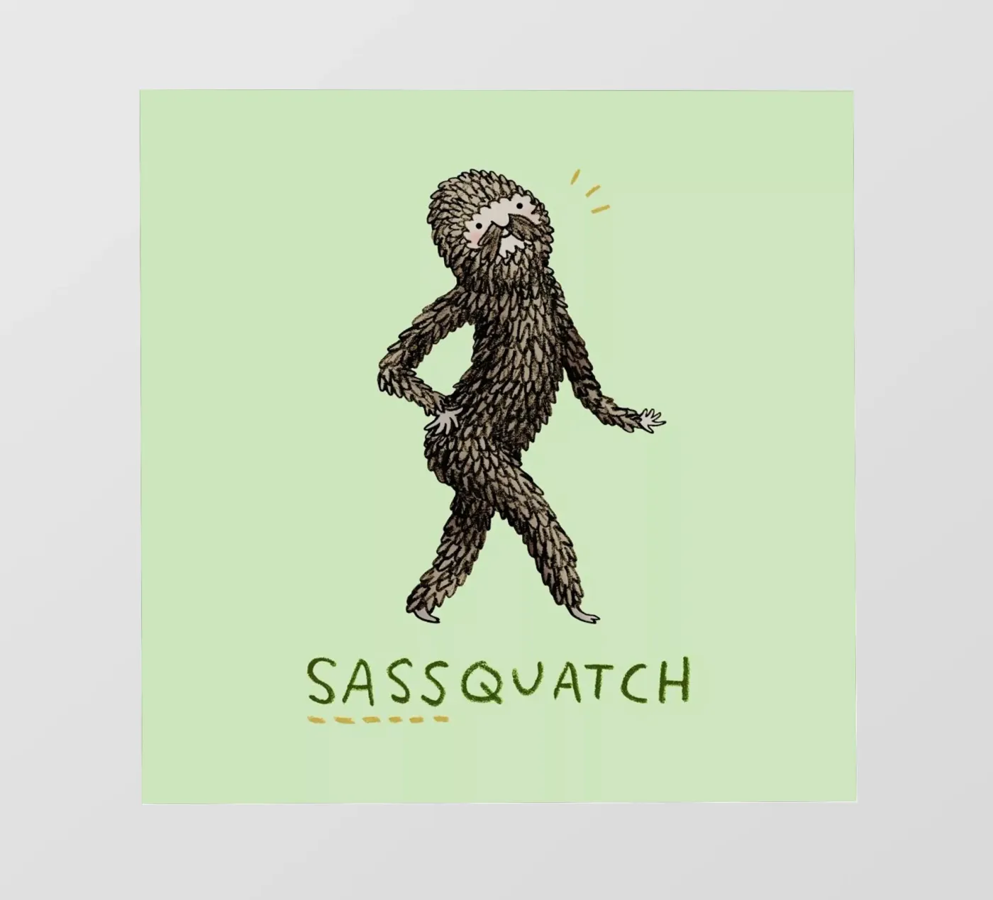 Sassquatch pellicola backlit da Sophie Corrigan