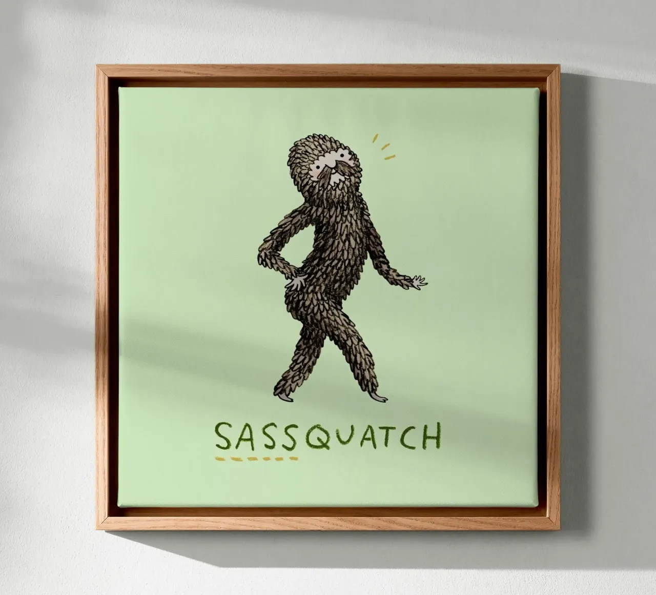 Sassquatch tela da Sophie Corrigan
