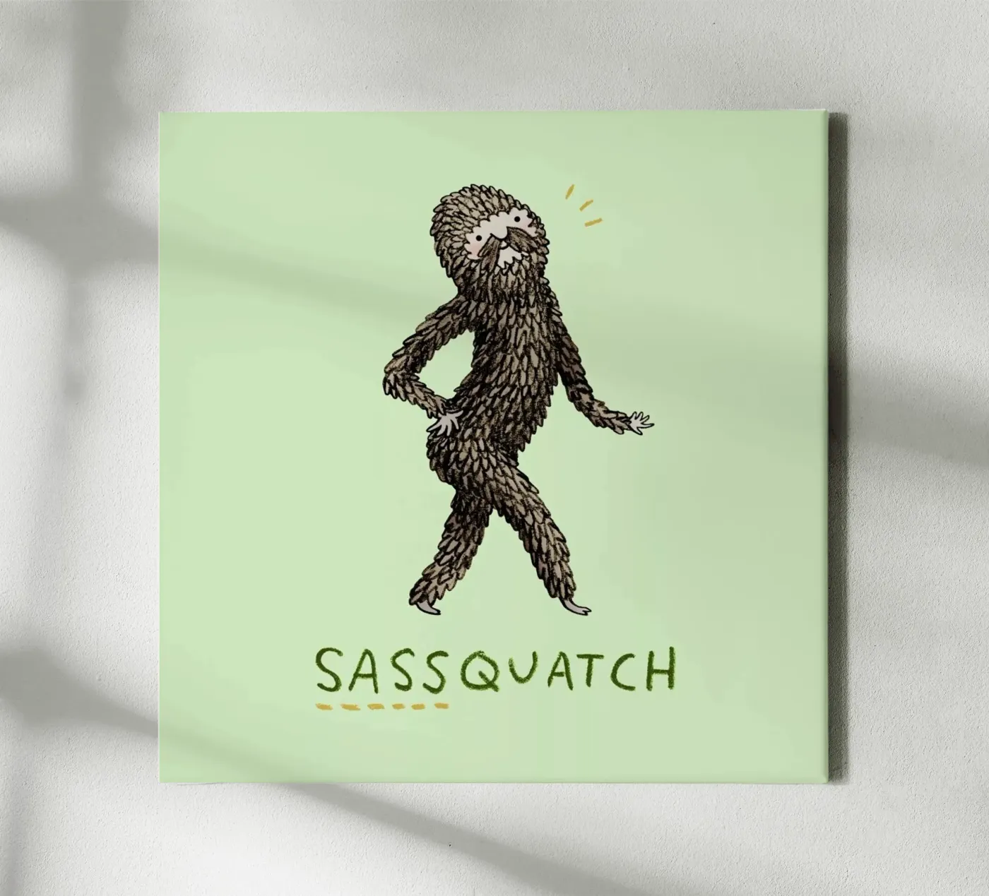 Sassquatch tela da Sophie Corrigan
