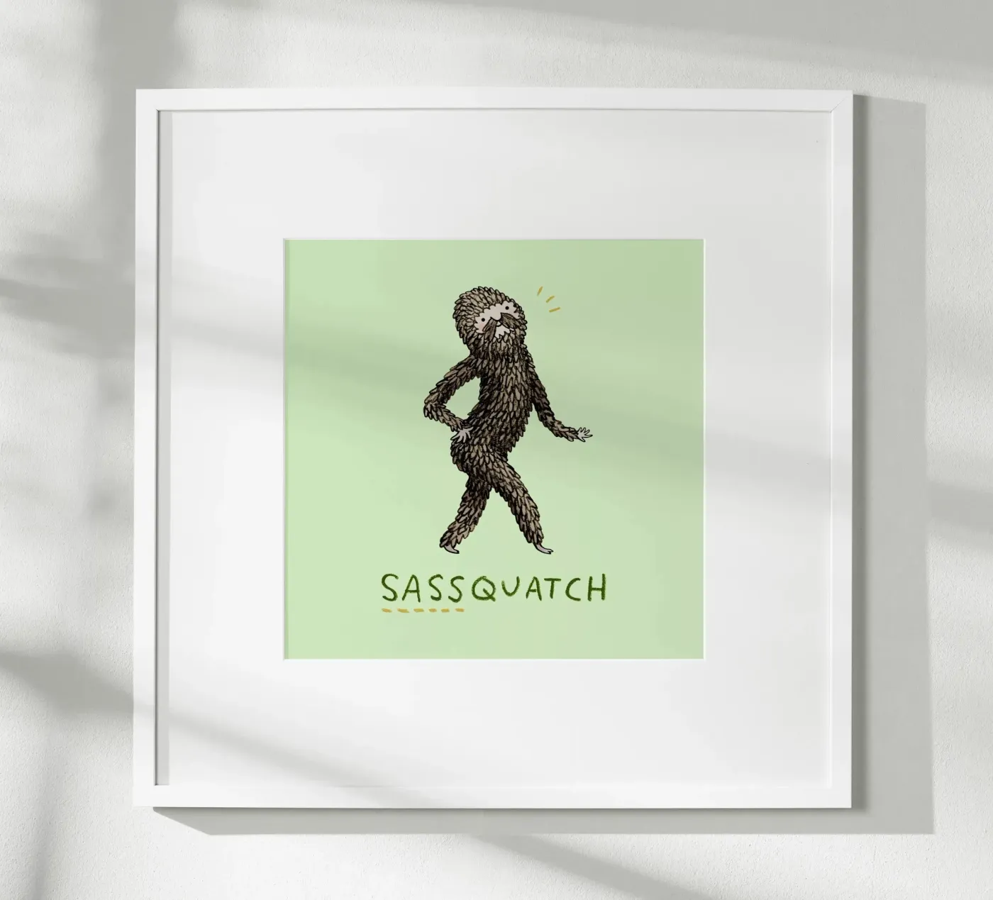 Sassquatch Poster von Sophie Corrigan