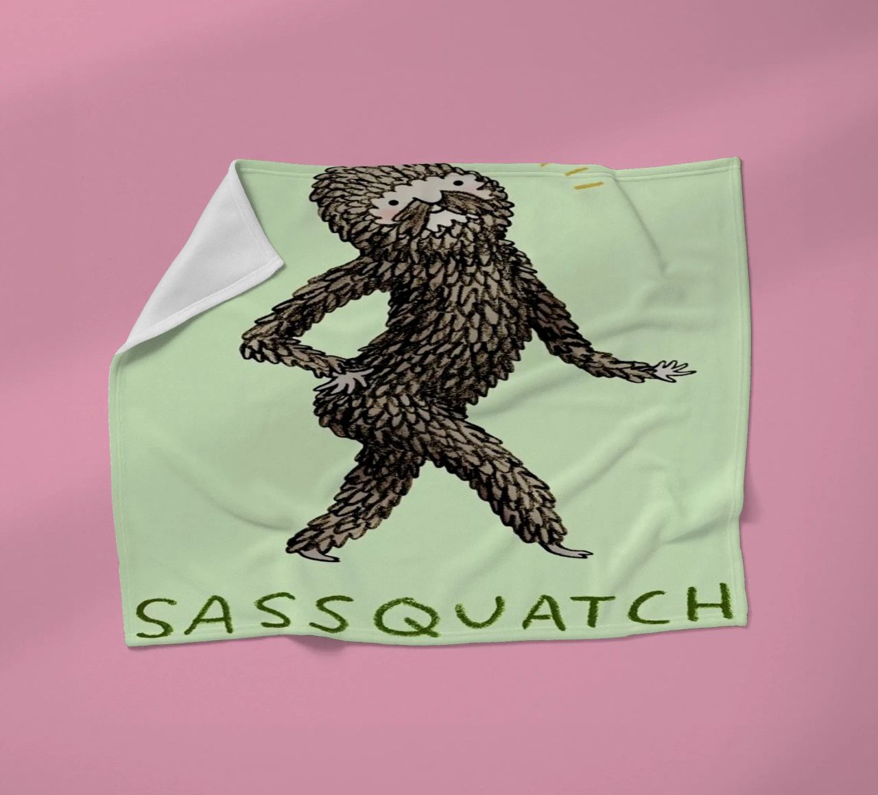Sassquatch coperta in pile da Sophie Corrigan
