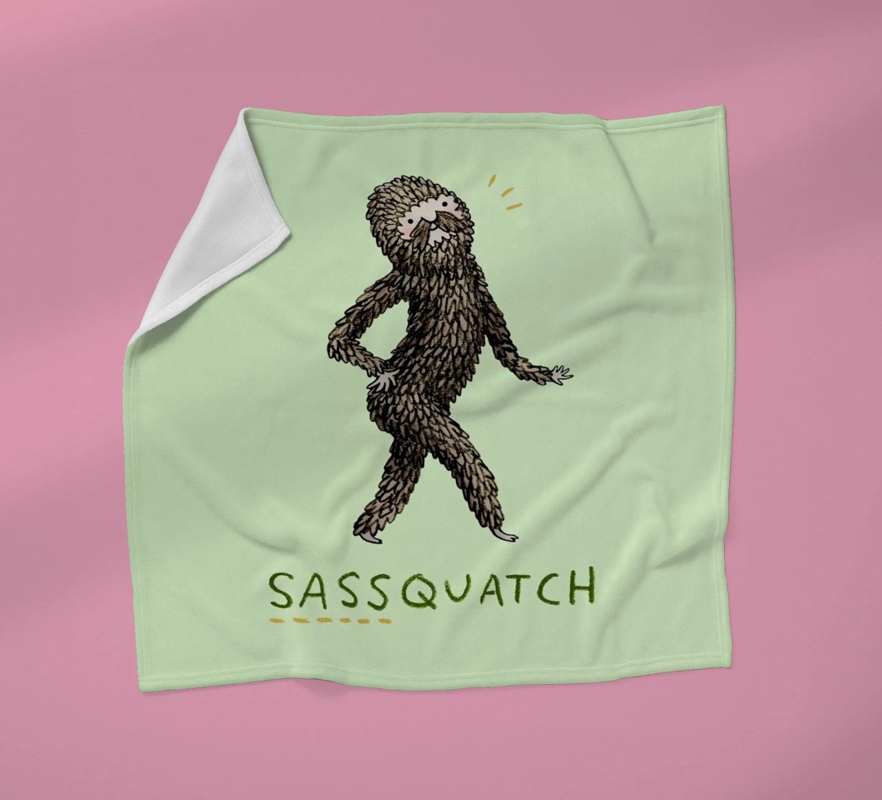 Sassquatch coperta in pile da Sophie Corrigan