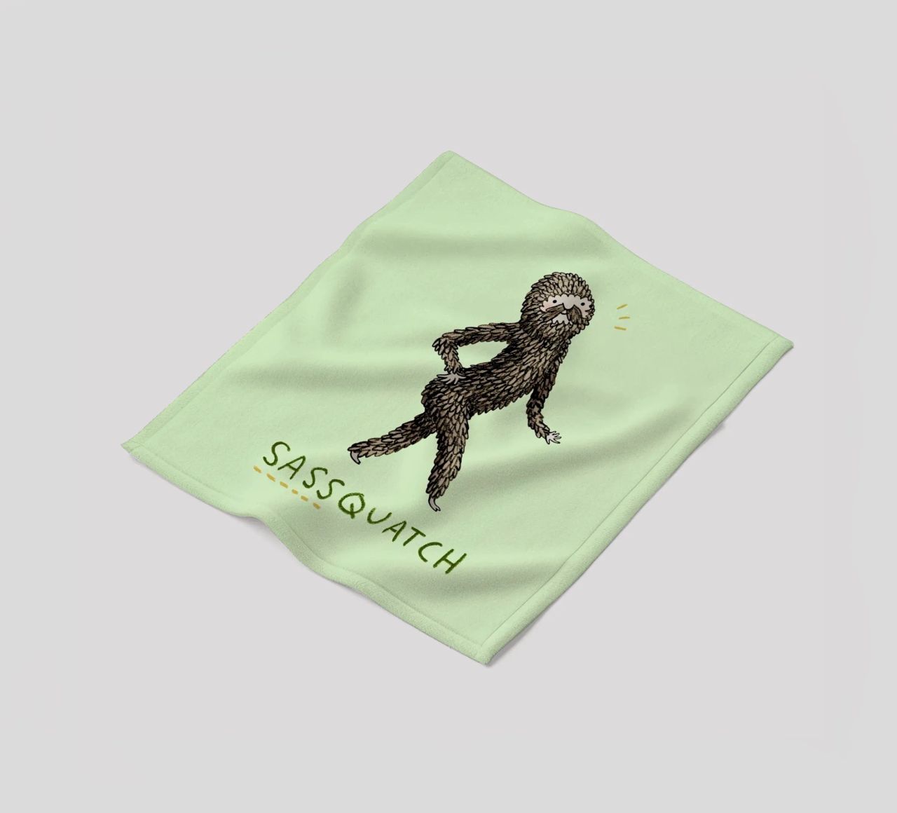 Sassquatch coperta in pile da Sophie Corrigan