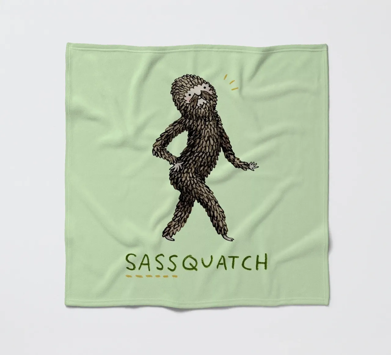 Sassquatch manta de franela de Sophie Corrigan