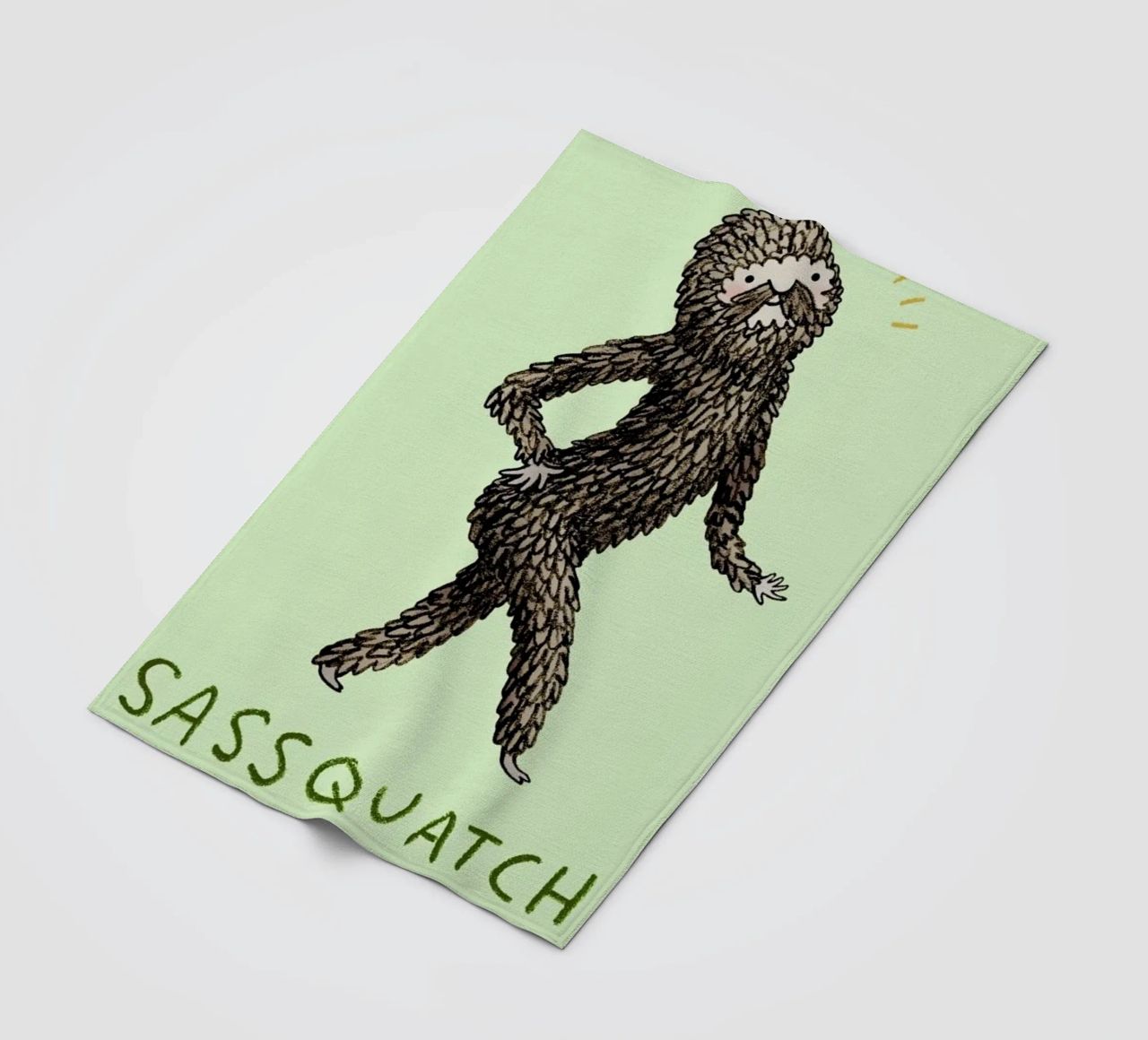 Sassquatch coperta in pile da Sophie Corrigan