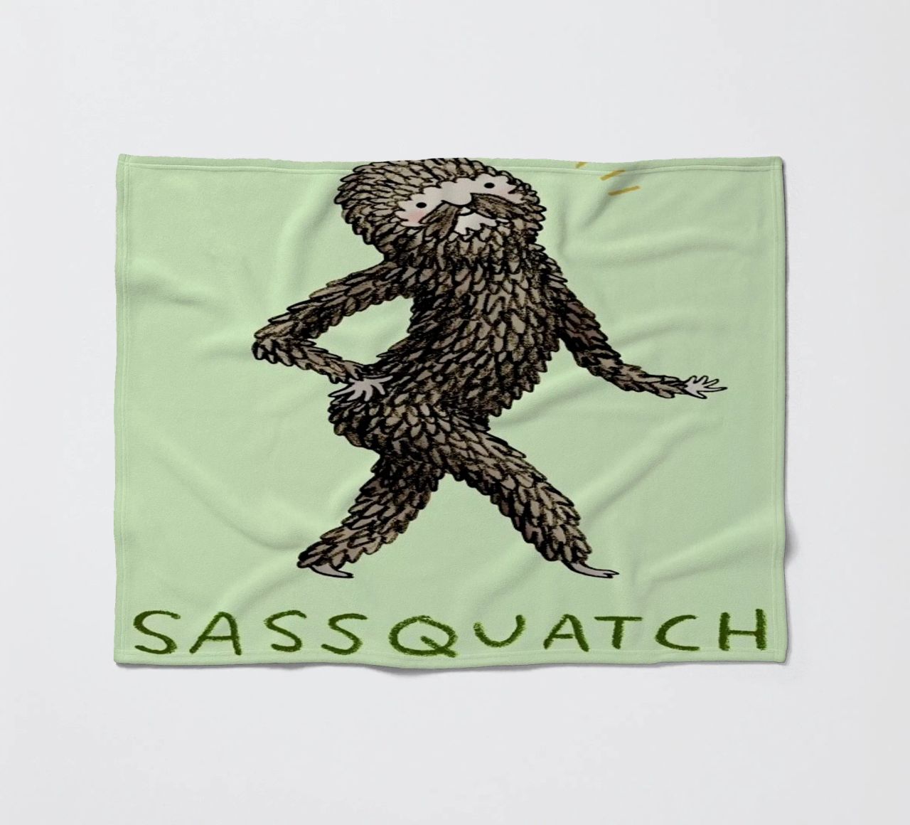Sassquatch coperta in pile da Sophie Corrigan