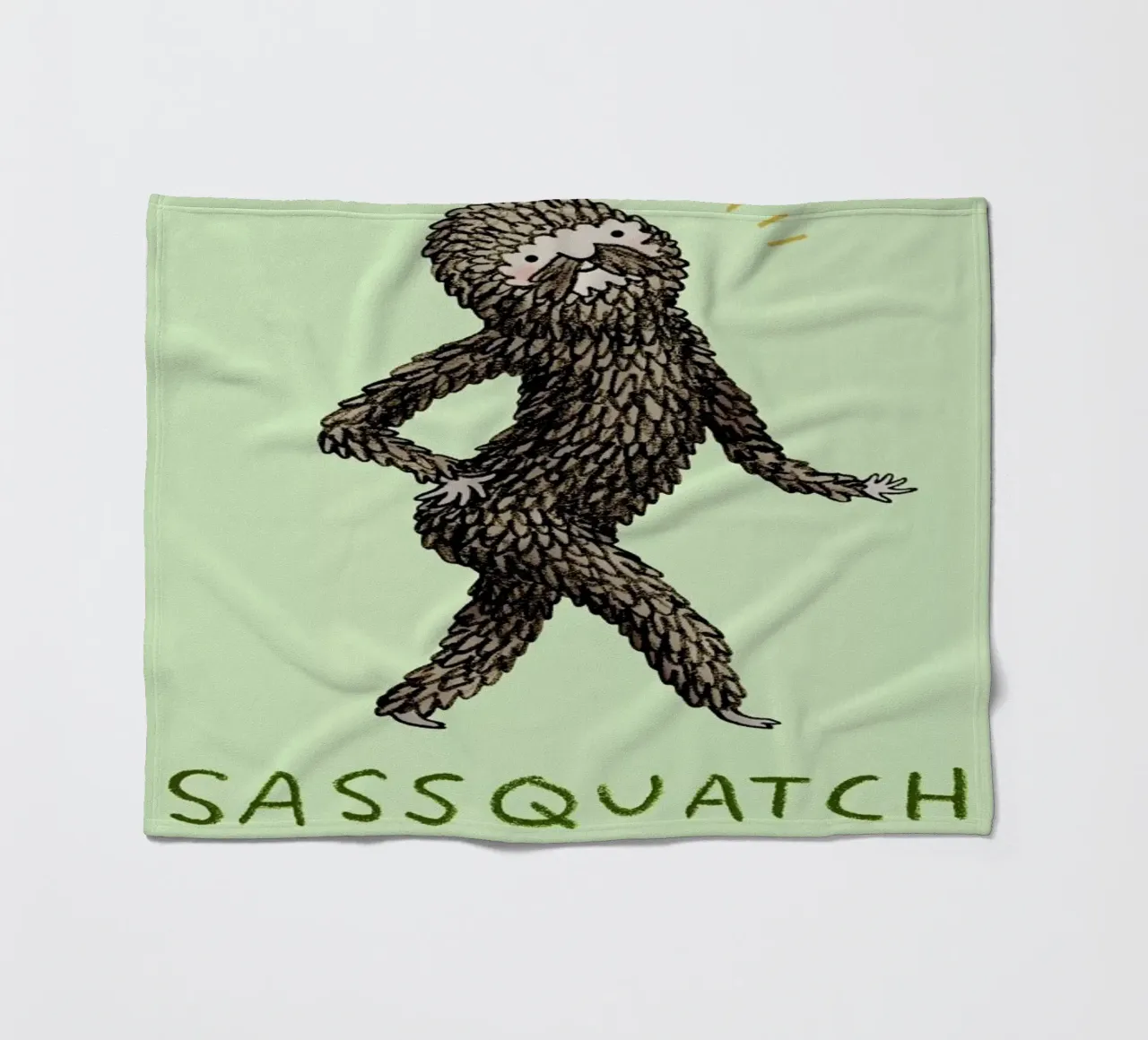 Sassquatch manta de franela de Sophie Corrigan