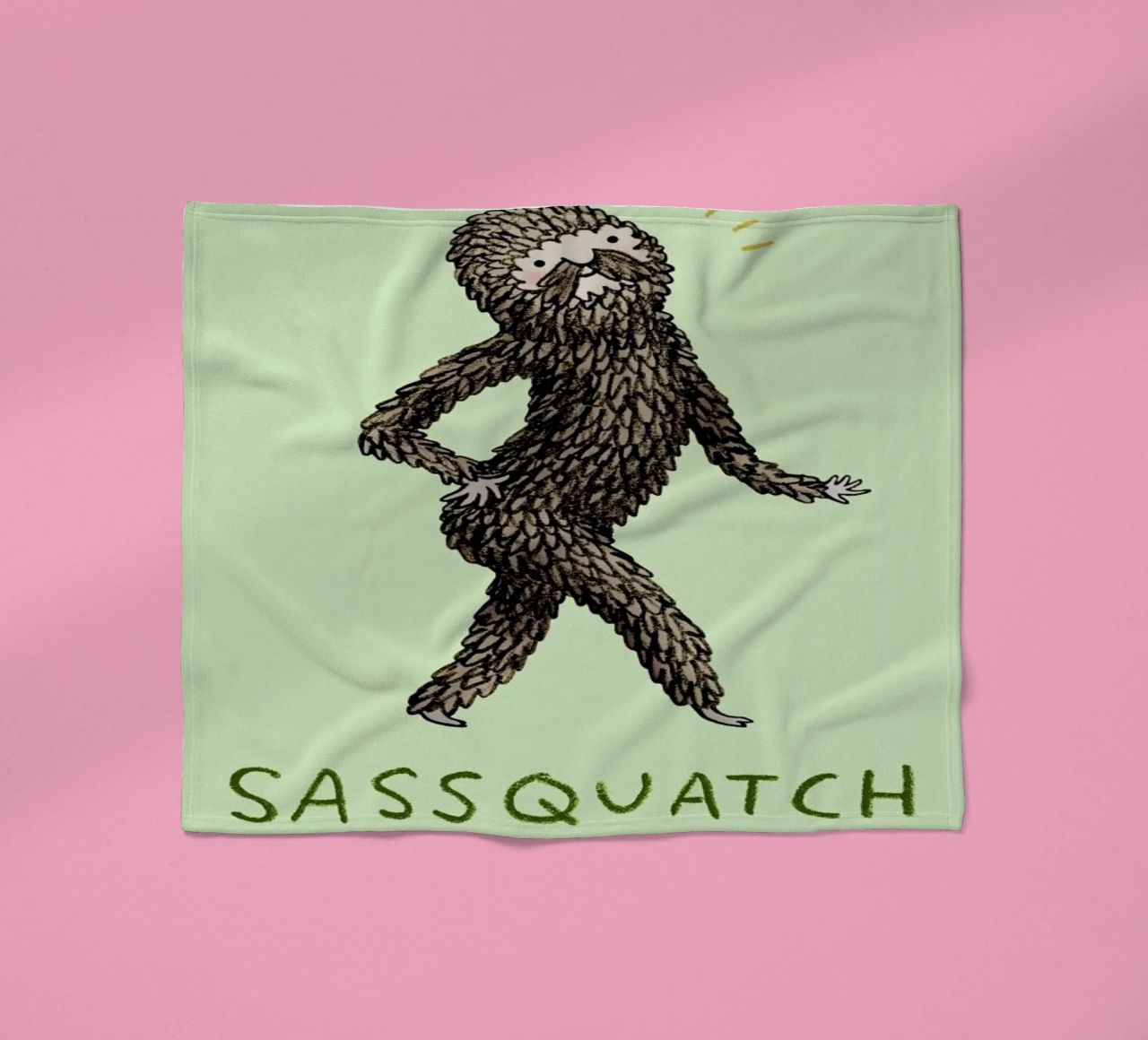 Sassquatch coperta in pile da Sophie Corrigan