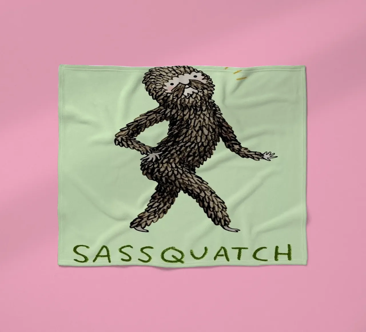 Sassquatch manta de franela de Sophie Corrigan