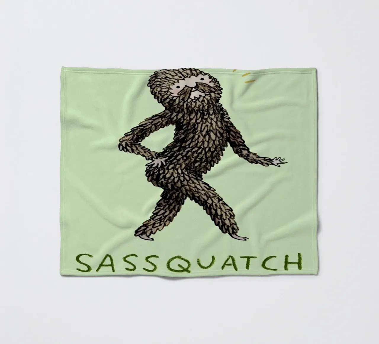 Sassquatch manta de franela de Sophie Corrigan