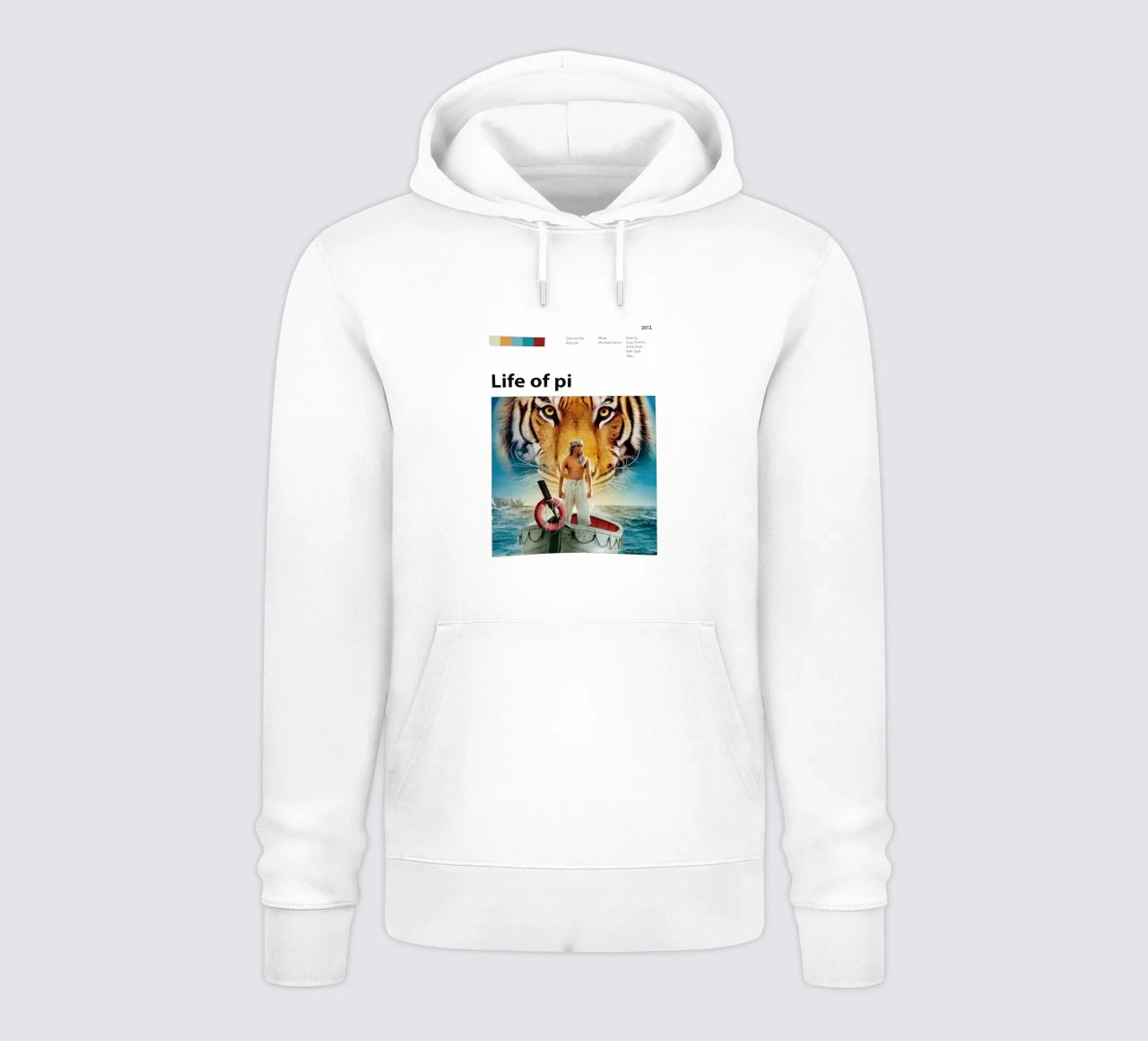 Vita di Pi felpa con cappuccio da The Movie Wall