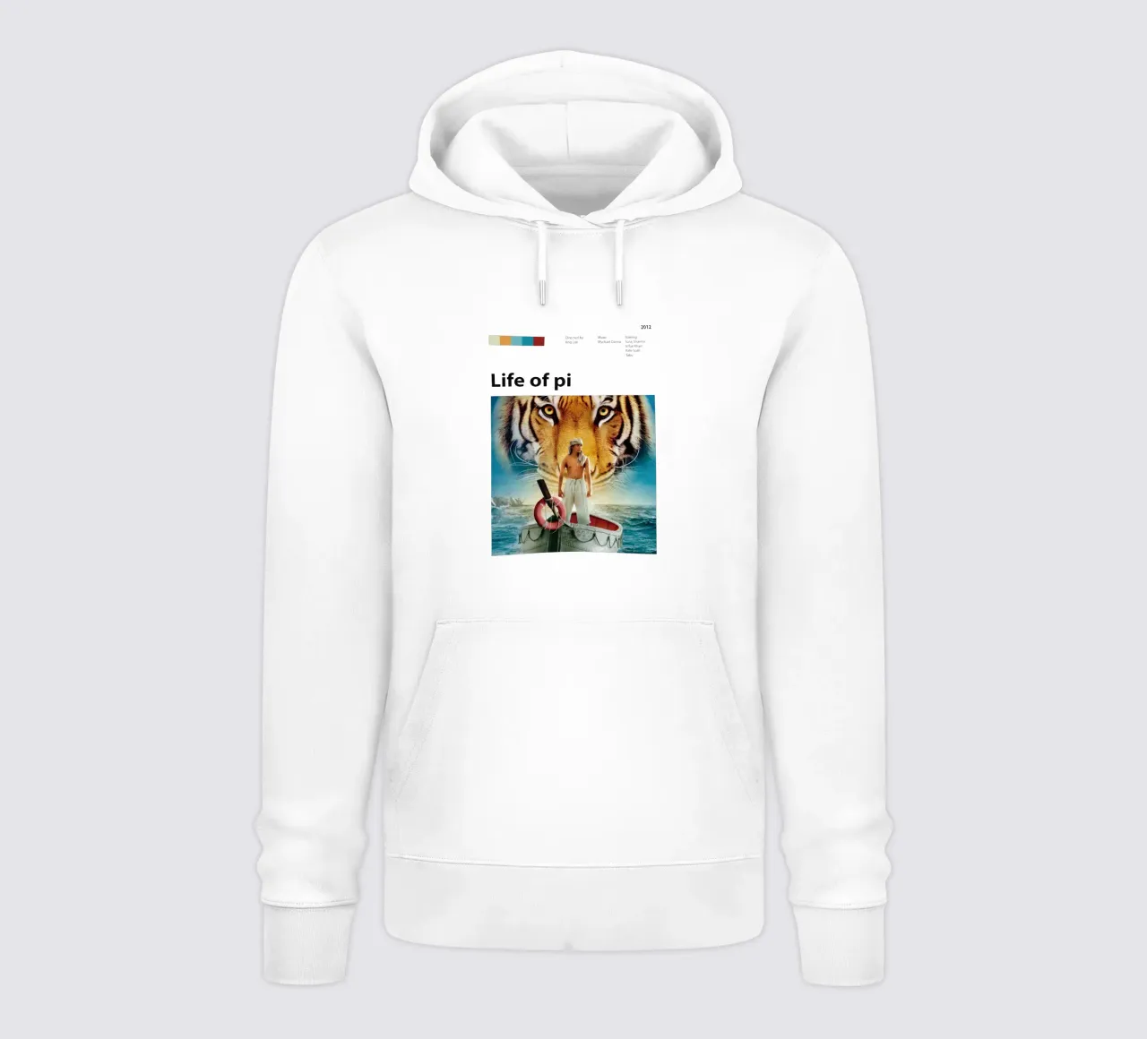 La vida de Pi sudadera con capucha de The Movie Wall