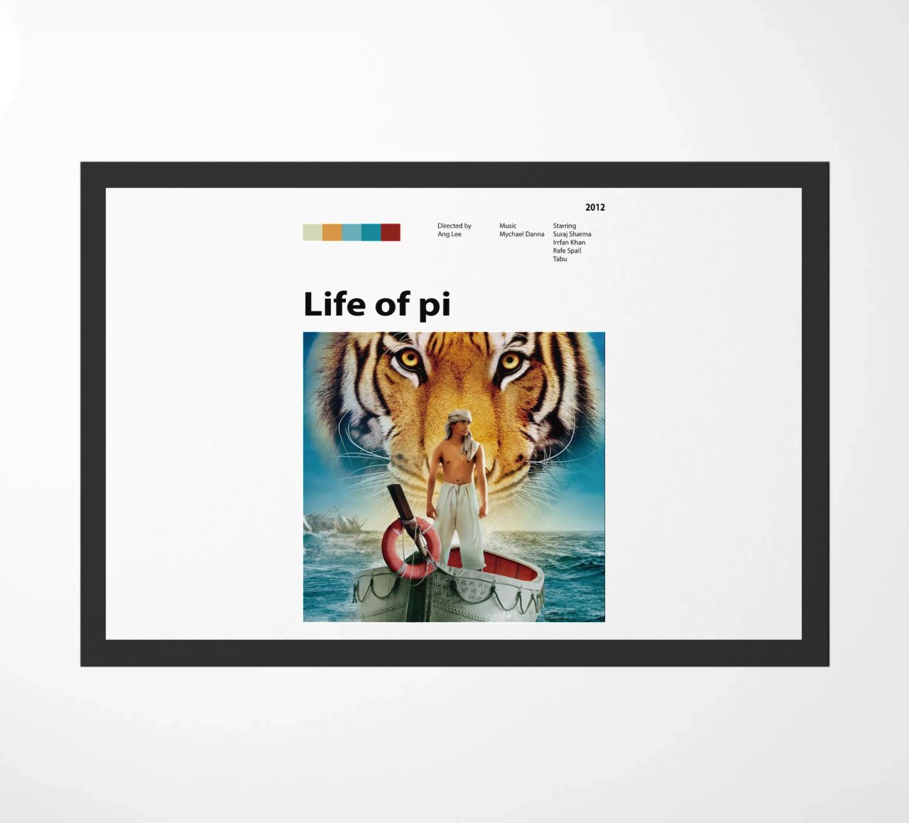 Vita di Pi zerbino da The Movie Wall