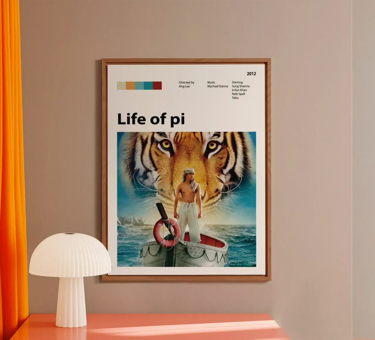 Vita di Pi alluminio dibond da The Movie Wall