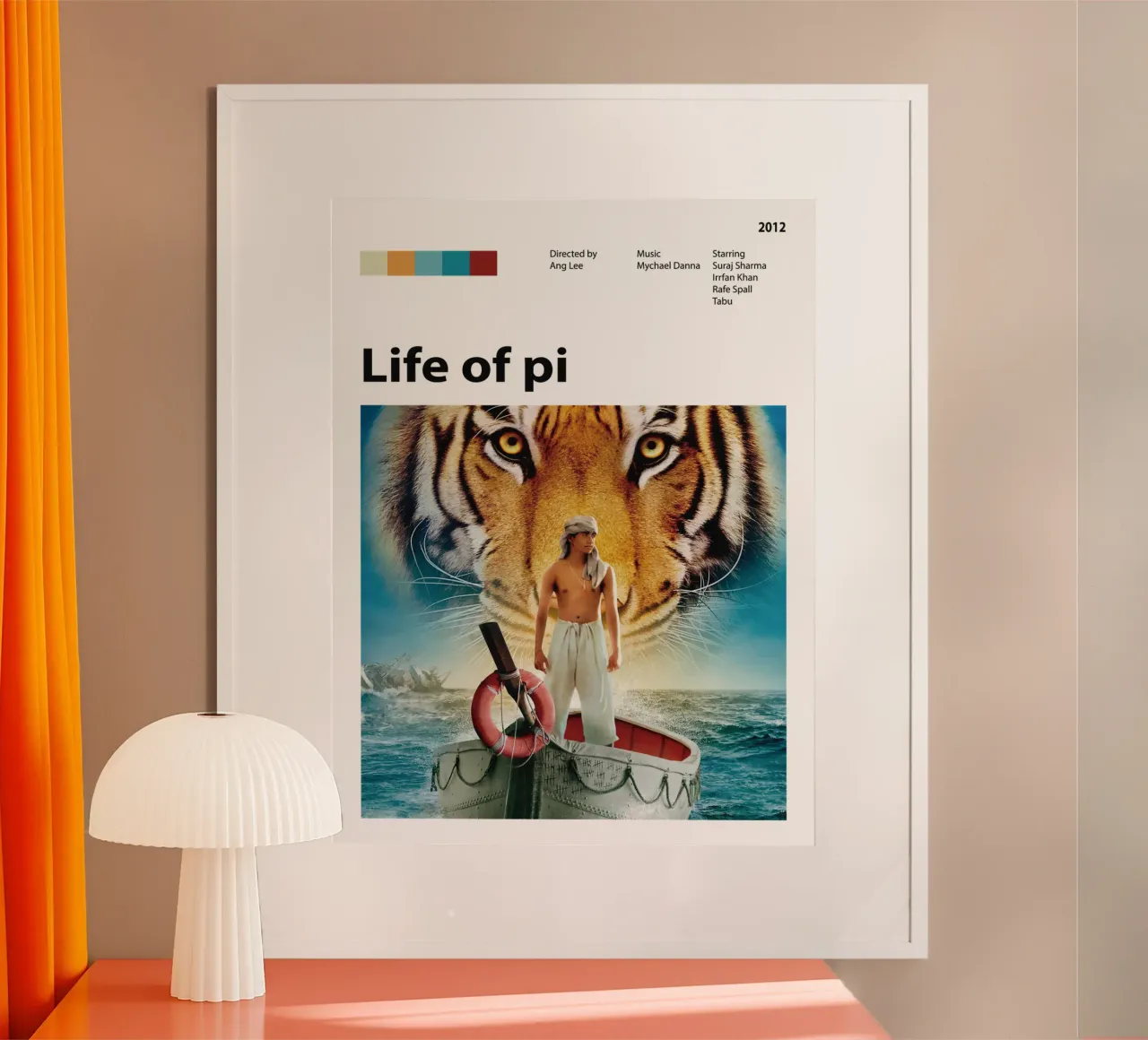 Vita di Pi carta hahnemühle da The Movie Wall