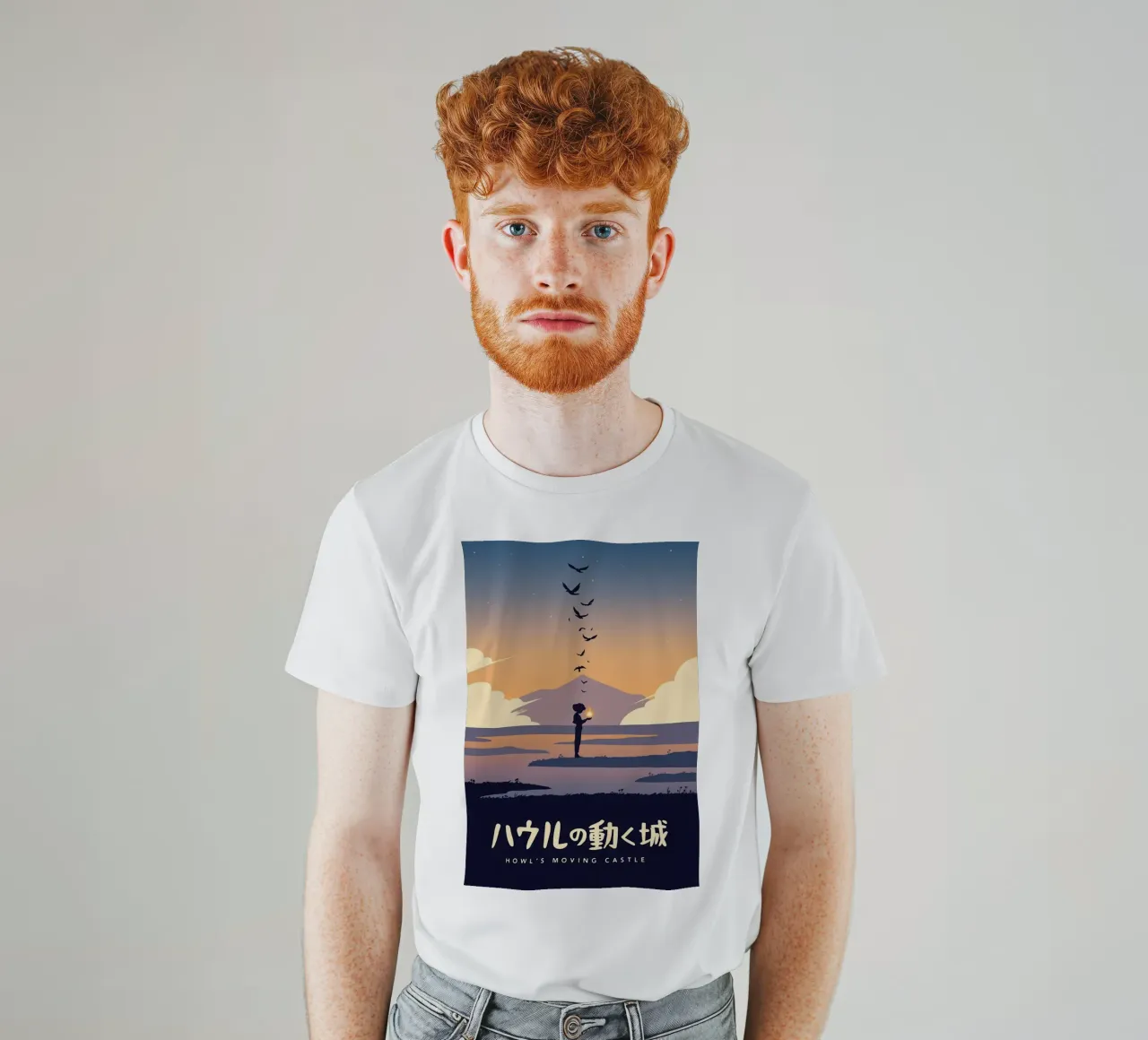 Howls Moving Castle t-shirt by Alice Slatera