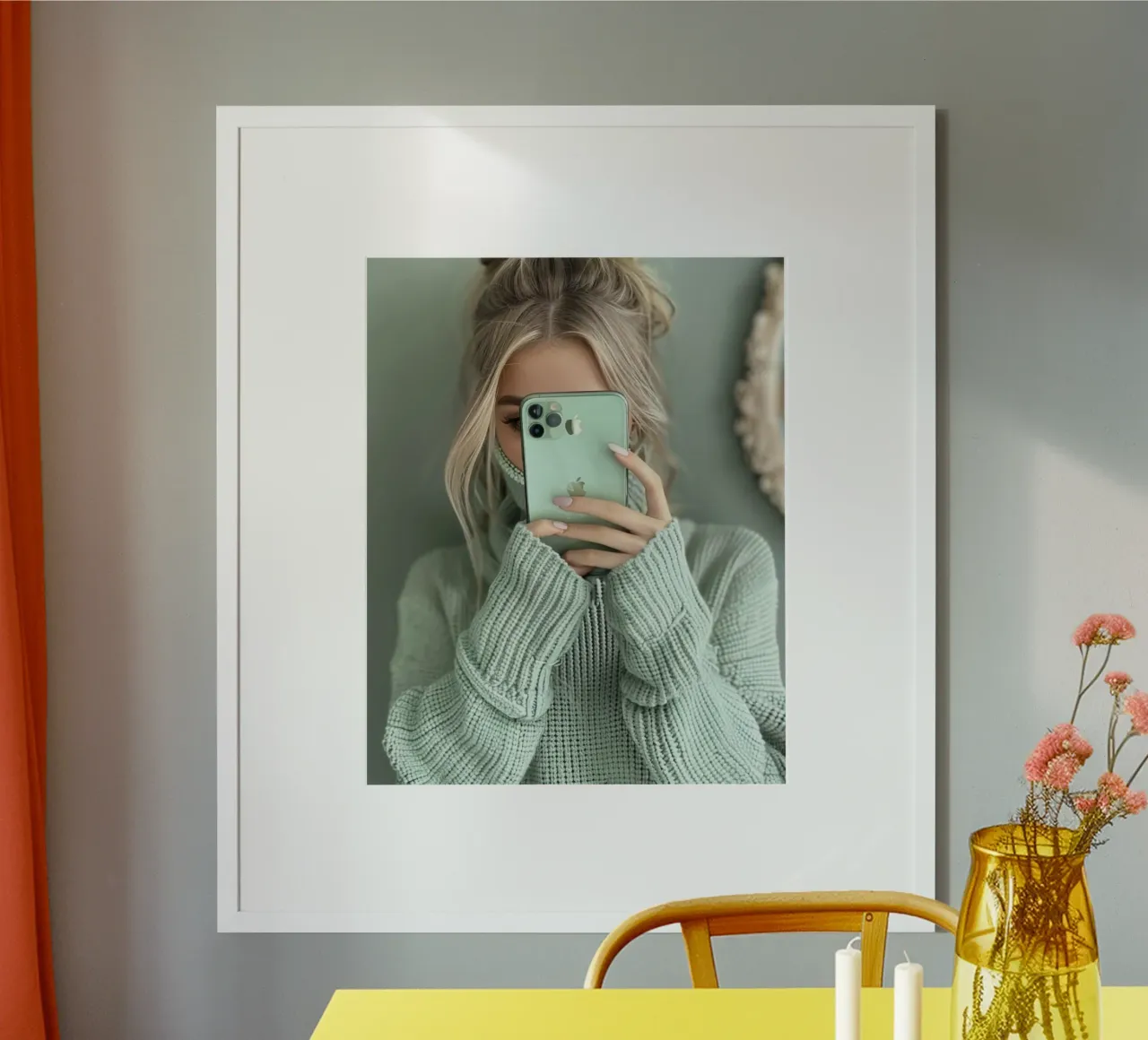 Riverbero di menta poster da PhotoVibe Decor