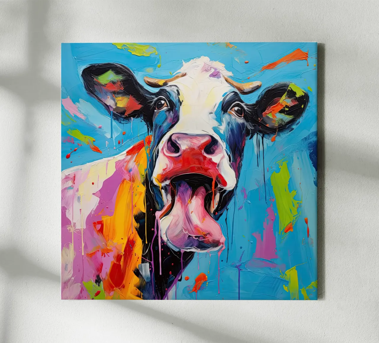 Muurkunst van Imagine canvas met Baklijst van Imagine
