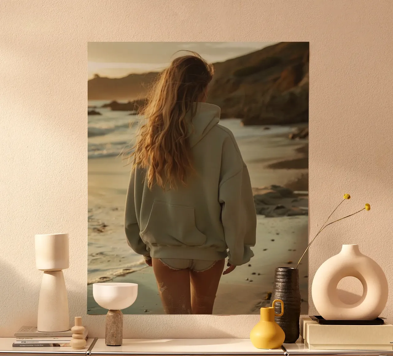 Riverbero di menta poster da PhotoVibe Decor