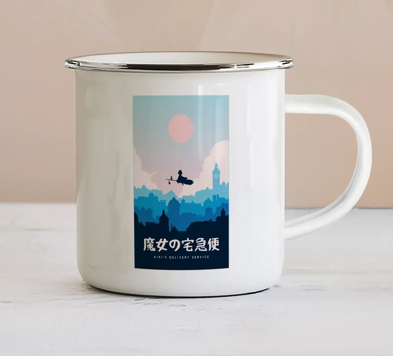 Servizio di consegna Kikis tazza in smalto da Alice Slatera