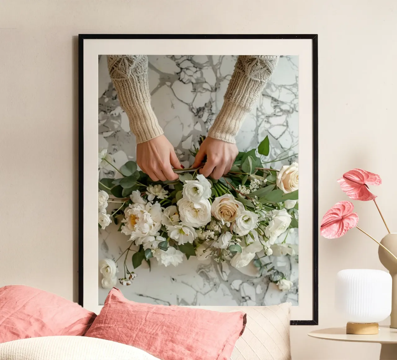 Riverbero di menta poster da PhotoVibe Decor