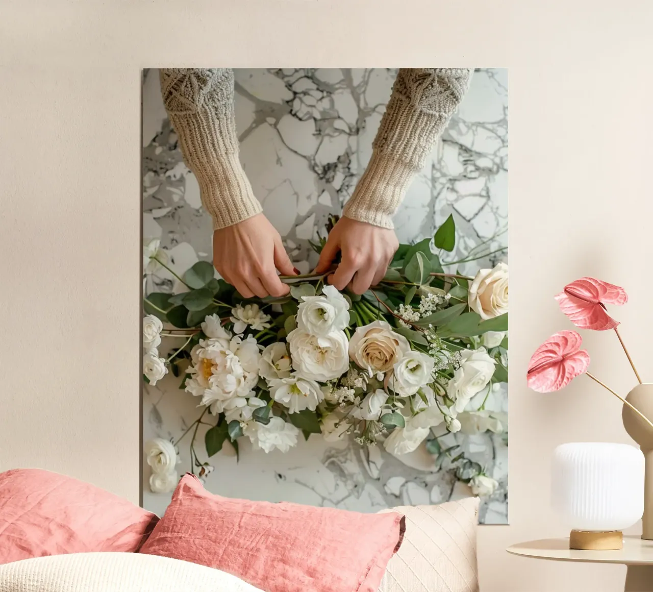 Riverbero di menta poster da PhotoVibe Decor