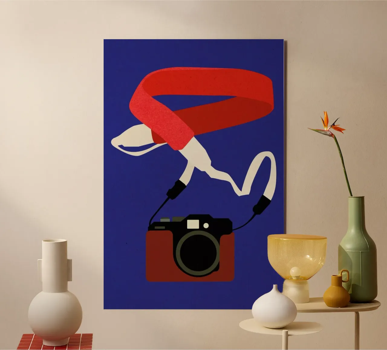 Rosi Feist On Vacation Camera alluminio dibond da Rosi Feist
