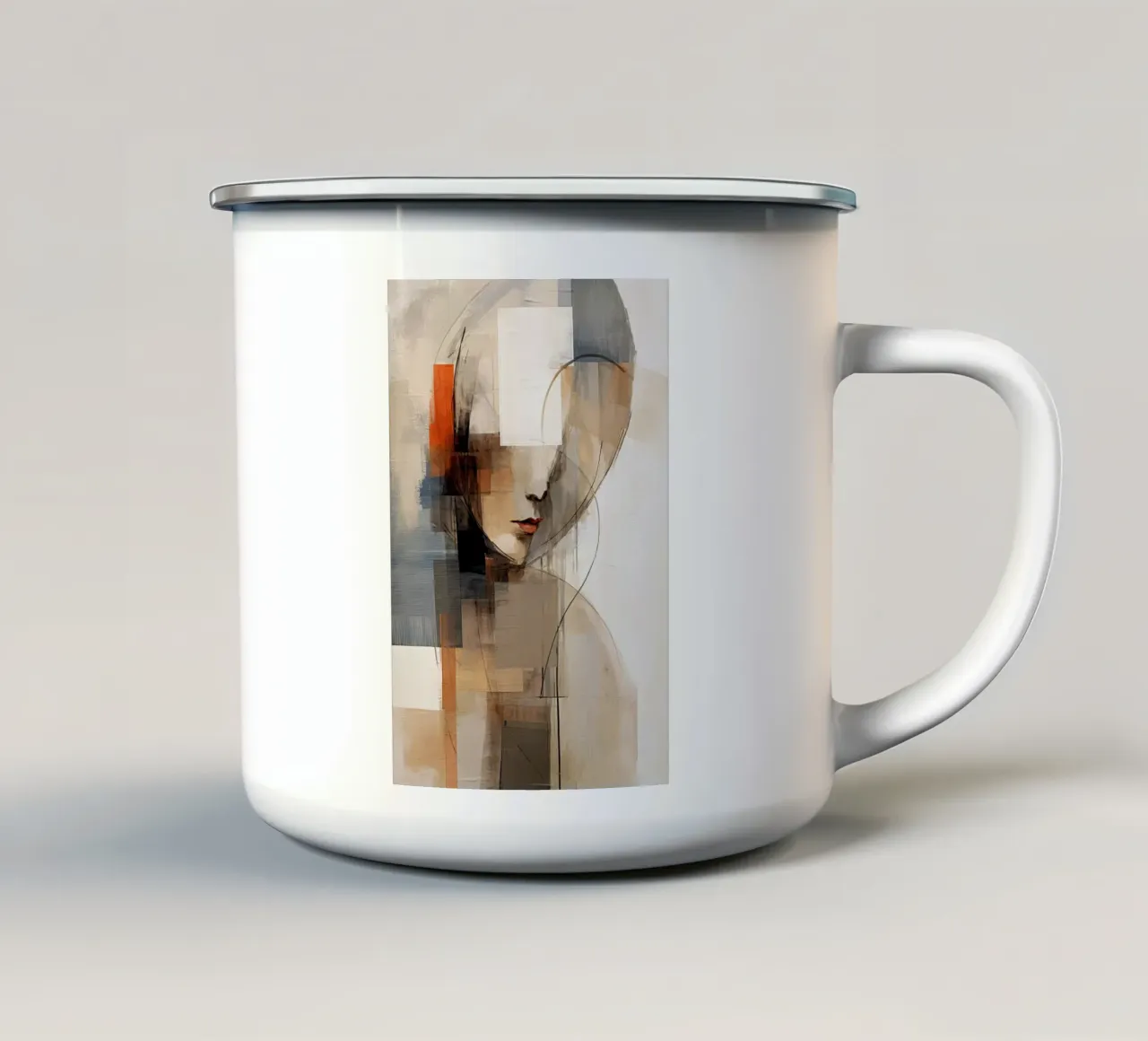 Arte da parete di Imagine tazza in smalto da Imagine